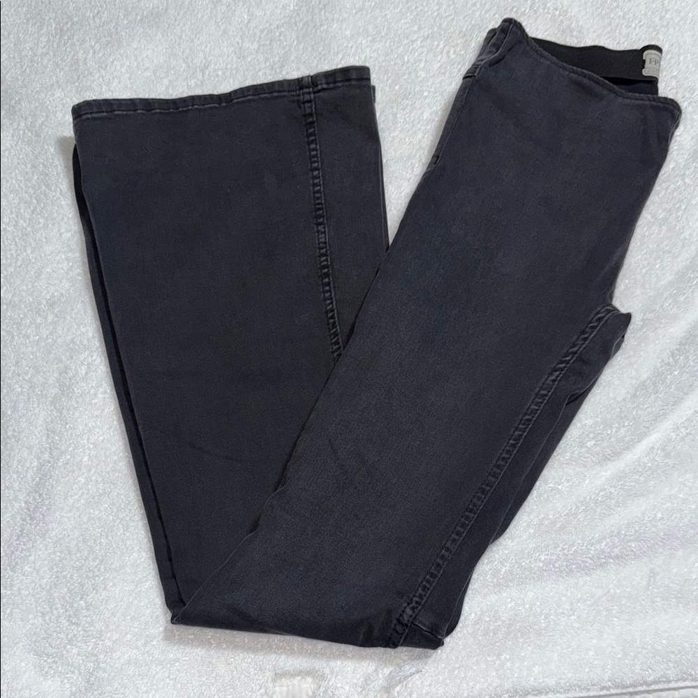 Free People Black Flare & Wide Leg Jeans